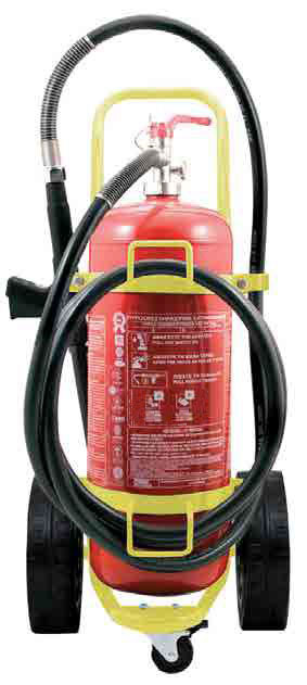 Τροχήλατος Πυροσβεστήρας 50Lt Αφρού